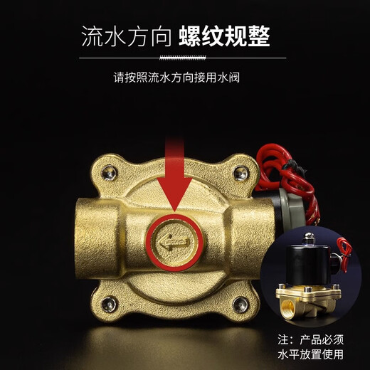 Chint (CHNT) N2W160-15-AC220V solenoid valve water valve air valve normally closed copper solenoid water valve 4 minutes 220V