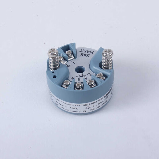一体化热电阻PT100温度变送器模块4-20MAHART隔离K型偶传感0-10V 智能K型0-12004-20mA