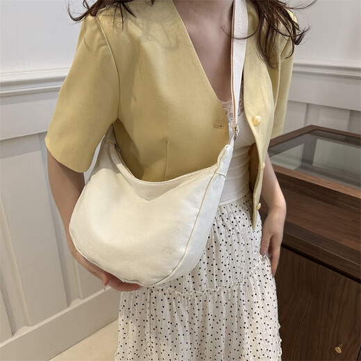 Sacs de mode pour femmes Sacs de bodal de bodal polyvalent japonais simples pour les étudiants sacs de boulettes de grande capacité pour la mode 805 blanc