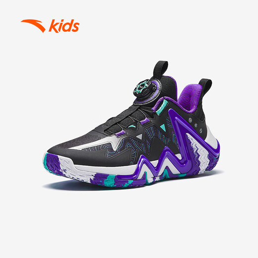 ANTA children's sports shoes for boys 2026 spring wear-resistant practical cushioning knob reverse scale basketball shoes A12511108J