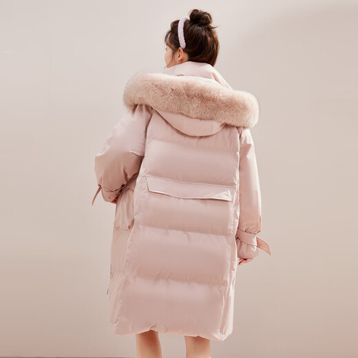 Flying in the snow Cheng Yi recommends the new autumn and winter fox large fur collar versatile warm fashion versatile windproof multi-color down jacket