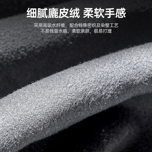 Biaz car wash towel, car wipe rag, special car towel, suede thickened, water-absorbent, traceless, suitable for Xiaomi car wash