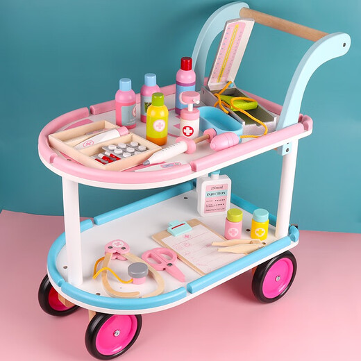 女孩宝宝女童厨房过家家下午茶2儿童3岁4小公主玩具6生日礼物 YLB精品车车需组装