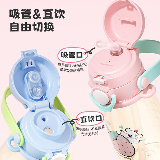 Fuguang PPSU water cup, children's plastic cup, kindergarten students, pregnant women, new straw cup, women's summer 540ml