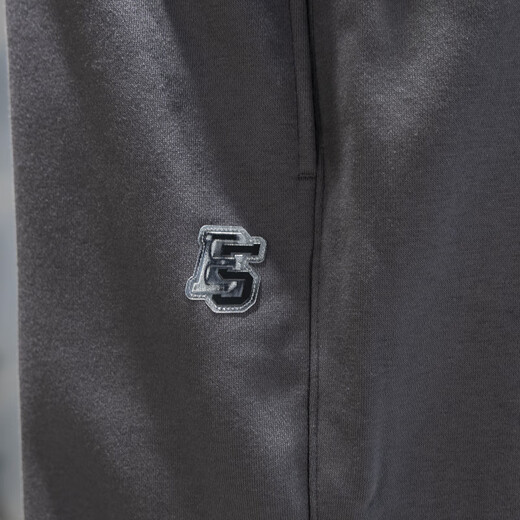 Li Ning men's sweatpants 2025 winter anti-Wu BADFIVE leg-warming plus velvet warm loose sports pants AKLV779 soot gray AKLV779-3 S