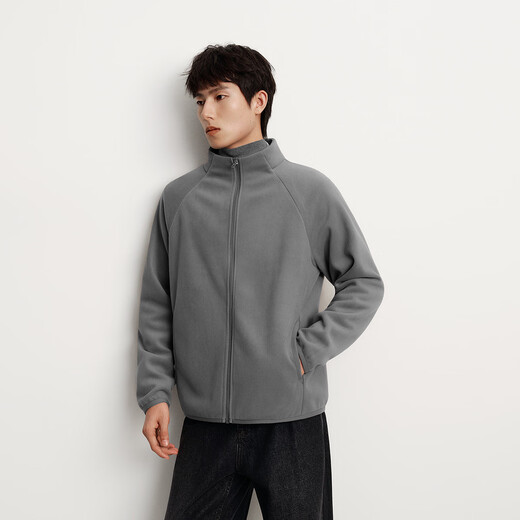 Semir Wang Anyu same style jacket men's autumn and winter double-sided velvet knitted jacket 25 thermal insulation polar fleece 109725108202