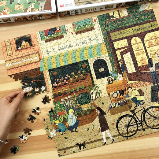 Puzzle pour enfants 100/200/300/500 Pièces Puzzle Toys pour garçons et filles âgés de 6 à 12 ans pour développer des énigmes d'intelligence. Ensemble complet de 100 pièces (6 boîtes)