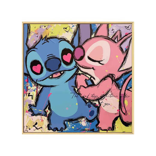 Yonghuan Digital Huile Painting Fill Color Painting Huile Paint Stichi Paindre décoratif Q7992 80 * 80cm Cadre intérieur + cadre extérieur décoratif