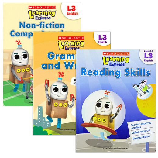 Xuele Learning Train Series Übung Buch 3 Volume Grundschule Klasse 3 Original importierte amerikanische Kinder zufällig veröffentlicht