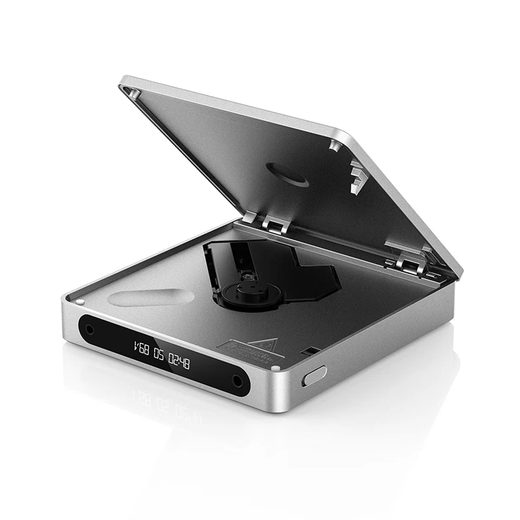 FiiO DM13 Portable HiFi Stereo 4.4 Balanced CD Player Music Player Walkman Supports Track Capture and Transcription Silver Standard Edition