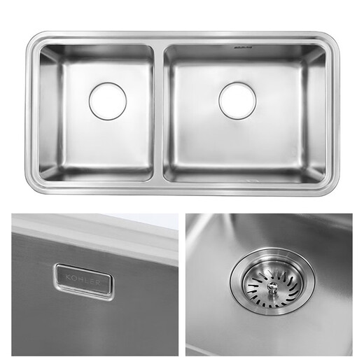 Kohler Kohler Küchenspüle Schutztisch Tisch und unten Doppelküchenbecken K-3884T-C-NAK-3664T-H-NNA K-3884T-C-NA 480mm Single Slot