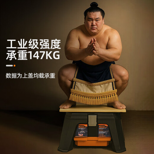 Tactix Shoe Changing Stool Low Stool Plastic Storage Thickened Multi-Function Storage Household Children's Step Step Pony 320352