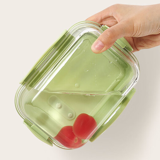 Demas hitzebeständiges Glas Frischwahrnehmungsbox Mikrowellen-Ofen-Mittagskinokinnere Bento Box 700+ Partition 680+ 650+ Tabelleware
