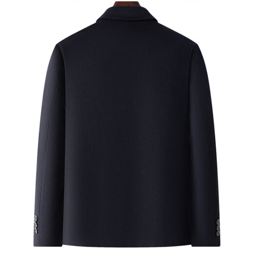 Montagut cashmere jacket for middle-aged men with lapel autumn and winter business casual loose jacket dad jacket woolen wool dark gray L 175/92A