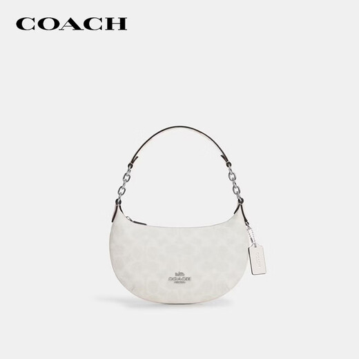 COACH Brand Direct Supply Damen PAYTON Mini-Handtasche aus beschichtetem Canvas weiß CBA79 Neujahrsgeschenk