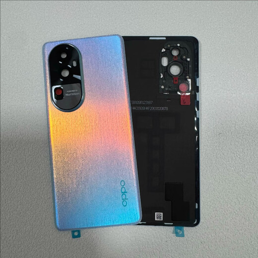 Suitable for OPPOreno10 original back cover Reno10pro 10Pro+ original back cover mobile phone battery back case reno10 Yuehai black with lens