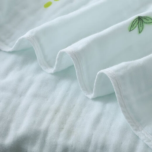 KING SHORE cartoon pure cotton gauze blanket children's summer cool quilt baby kindergarten nap blanket towel quilt white one