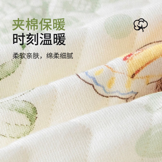 童恋初心宝宝保暖套装秋冬季婴儿分体衣服夹棉保暖秋衣秋裤男女童儿童内衣