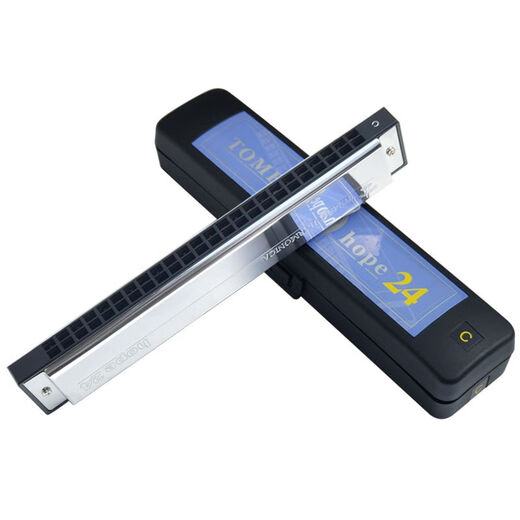 Tombo Japan Tongbao 6624 Performance de haut niveau débutant pour enfants novice polyphonique Hope24 harmonica d Tune