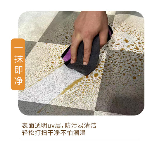 Cardomon Cuir en cuir épaissis épaissis résistant aux carreaux de plancher en PVC ménagers en PVC Renovation et de rénovation Le plancher du ciment est directement posé de 3 mètres de large, d'énormes fleurs, fleuris et riches-9901 1 mètre carré, largeur 3 mètres