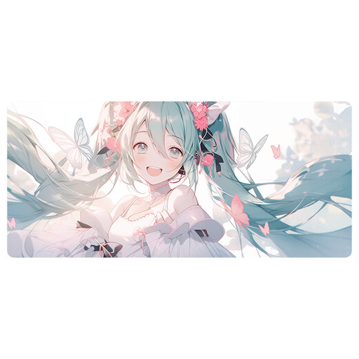 Juyingfeng Alfombrilla de ratón Juego de Oficina Grande Deportes electrónicos fps Alfombrilla Lisa Animación bidimensional Estilo Nacional Niños y niñas de Aspecto Alto Alfombrilla de Escritorio de Alta Gama 800*300*2mm Hatsune UFO