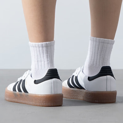 阿迪达斯（adidas）三叶草女鞋 25夏新款SAMBAE W运动鞋休闲鞋德训鞋T头鞋轻便板鞋子 JI1349 36