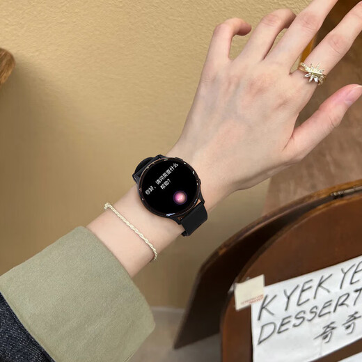 小米机通用Watch S4智能手表打电话监测血压心率健康运动跑步手环 雾霾粉【24h健康监测·支付·高清通话·语音助手·