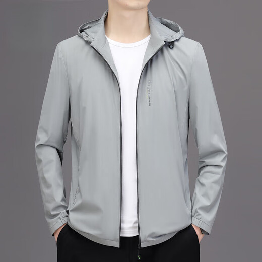 Nasawassup marca oficial de lujo para hombres con protector solar de seda de hielo de alta gama 2025 Summer Outmer Fold y transpirable Ropa de piel de piel de alta gama 692 Azul [Velocidad de manchas] M [Recomendado 90-120 Jin [Jin iguala 0.5 kg]]