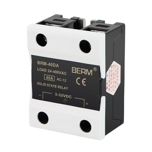 贝尔美固态继电器BRM-40DA直流控交流模块SSR-40DA单相40A D4840 BRM-40AA交流控交流