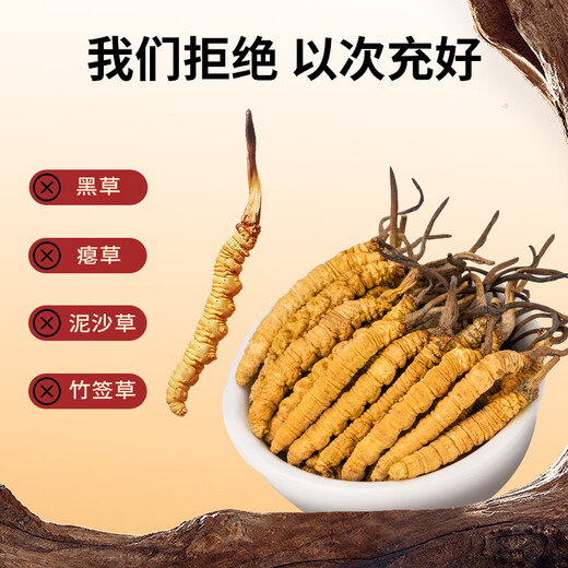 Tongfu Cordyceps Sinensis 2 Roots/G 20g 40 Корни подарочная коробка, питательные пищевые добавки, подарки для старейшин