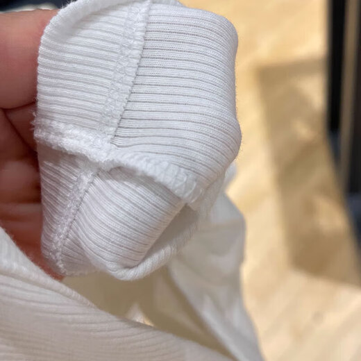 耐克（NIKE）女装季新款户外出行居家休闲修身V领打底拉链透气上衣 FD2377-100/白色 XS