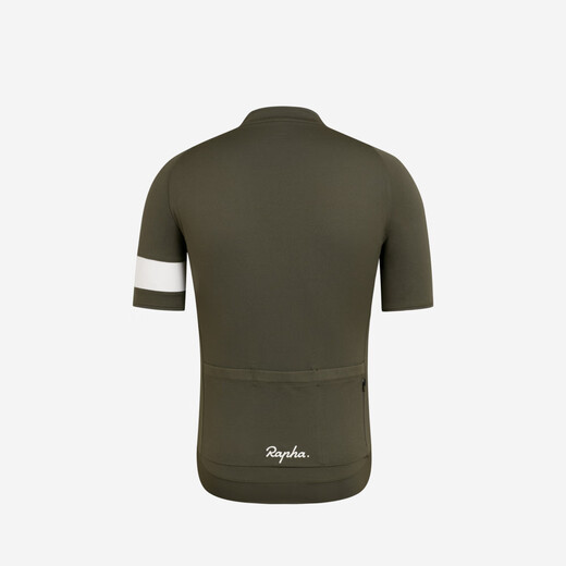 Rapha autumn and winter new color Core men's core short-sleeved road cycling jersey outdoor sports official dark green S