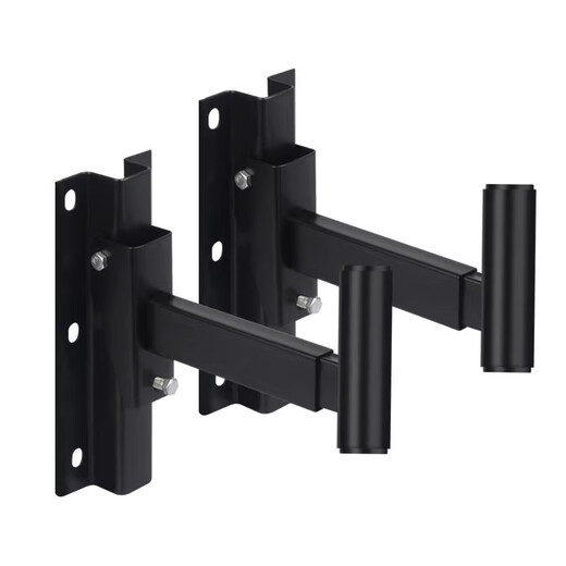 Aiyuan Speaker Bracket Wall Mounting Bracket Surround Sound Hanger Professional KTV Stage Card Package Hoisting Speaker Universal Pair of Pallet Shelves 2 Speaker Wall Mounting Brackets + Expansion Screws