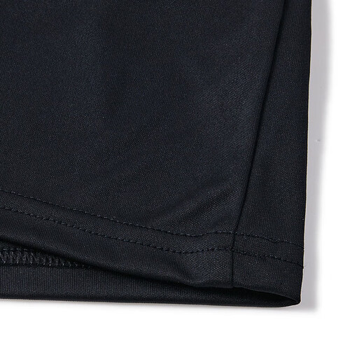 Under Armor children's clothing, children's short-sleeved round neck top, summer style for boys and girls, knitted moisture-absorbent outdoor sports quick-drying T-shirt, black 140, the size is small, please take one size larger as normal