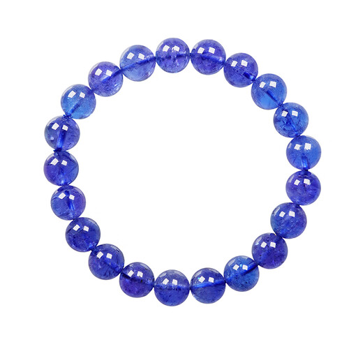 Chili Collection Natural Tanzanite Bracelet Heart of the Ocean Gemstone Crystal Bracelet Tanzania Jewelry Single Circle Tanzanite Bracelet Approximately 6.6mm 062 Crystal