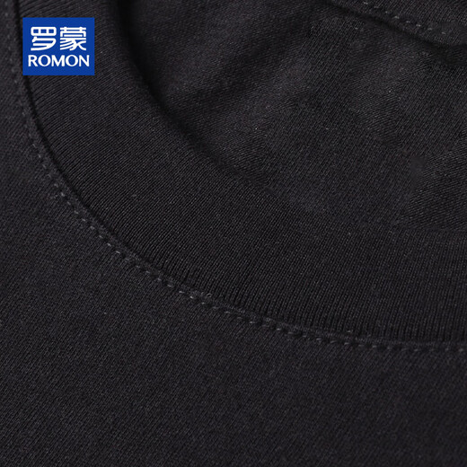 ROMON sweatshirt men's spring and autumn pure cotton loose long-sleeved T casual fashion autumn coat outer tower pullover bottoming shirt clothes men's clothing