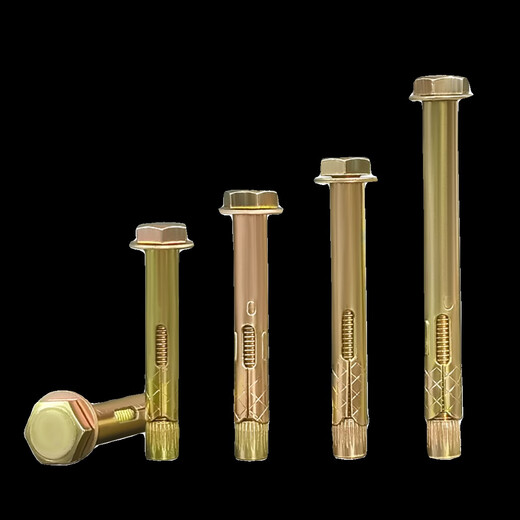 XMSJ whole box national standard external hexagon floor internal expansion screw built-in expansion pulling bolt lengthening M6M8M10M12 foot length National standard M12801 box foot 180
