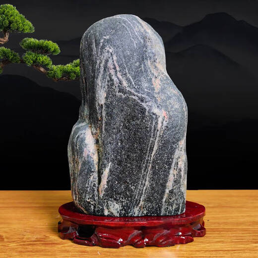 Yonghuan Authentic Taishan Stone Gandang Gandang Indoor Ornaments Outdoor Road to the Natural Stone Repair Corner Office Backing Stone 3881 Stone sera béni