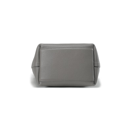 Longchamp Roseau Essential17 Botón de bambú Botón de vaca Bolsa Bolsa de un solo hombro Mini paquete básico de gris para mujeres (bolsa + bolsa de polvo)