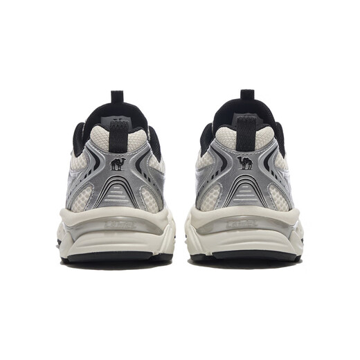 Camel (Camel) persigue los zapatos para hombres de la 2da generación Mase Mesh Highed Retro Sports Shoes K15B09L7002 Ivory/Silver 42