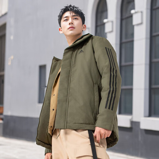 阿迪达斯（adidas）官方舰店男装套装 2025夏季新款御寒保暖棉服 加绒针织长裤2件套 IV9230+IB4023 L【175-180cm/150-160斤】
