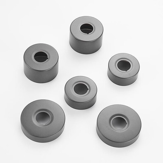 Danstini 304 pistola de acero inoxidable cubierta decorativa de ducha gris 6 puntos más grande, ensanchada y elevada válvula de mezcla cubierta fea de 4 puntos Cubierta decorativa de pistola gris 6630 un paquete