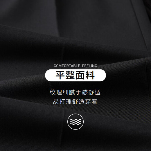 Heilan House (HLA) suit suit male groom wedding formal two-piece business gentleman suit suit men's wedding suit black 02 48 B/175/96B recommended 69~75kg