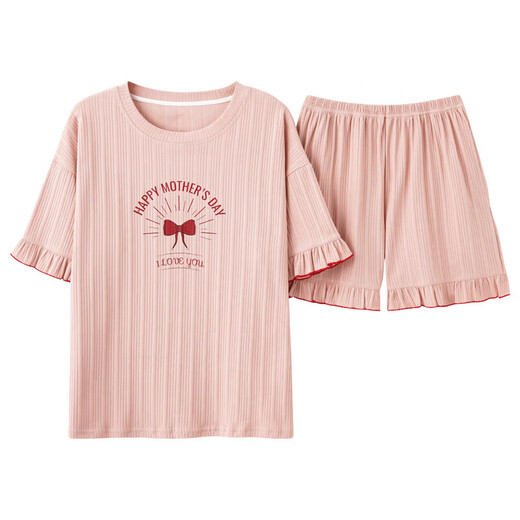 
Sweet and cute summer ladies pajamas set round neck short-sleeved home clothes GXT-6630 women GXT-6631 women M (155) [Suggested 80-95 Jin [Jin equals 0.5 kg]]
