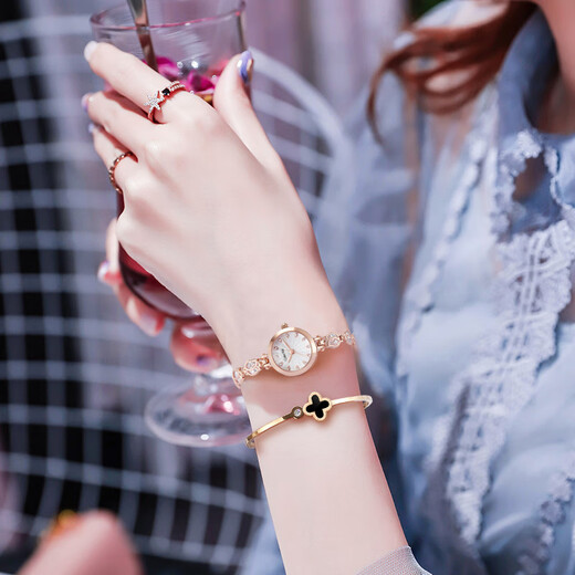 Regalo de cumpleaños del Día de la Mujer de Colevkie para que las niñas dan a sus novias, Bestie, Madre, Feeling Practice Feeling 9215 Silver Shell Purple Diamond [ + Regalos Set + Bracelet +
