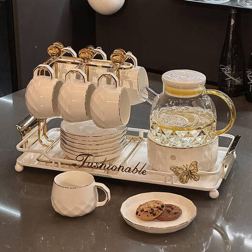 Yonghuan de té de la tarde de la tarde de la tarde de la fruta de la fruta Vela de té de té de aspecto alto set de 9 piezas 691 Caja de regalo