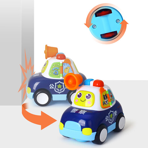 Huile toys Justice Police Car Children's Early Education Music Engineering Car Toys Baby Gift Huile toys Police Car HD698