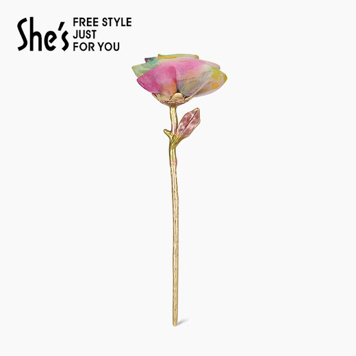 She s Qianzi hair accessories new Chinese style organza flower hairpin ancient style hairpin hairpin birthday gift for girlfriend