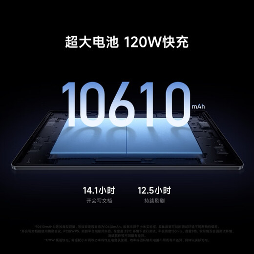 Xiaomi Mi Pad 7S Pro state subsidy 12.5-inch 3.2K ultra-clear screen Xuanjie O1 ThePaper OS2 8+256G titanium color tablet