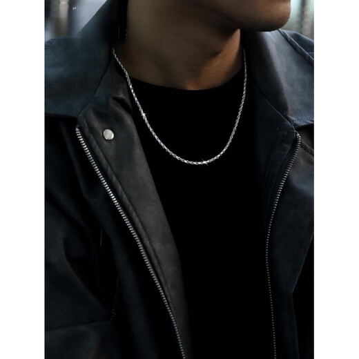 PT950 platinum necklace for men pt950 platinum necklace for men thick necklace platinum rope chain platinum 950 length 62cm weight 101.74g thick about 4.